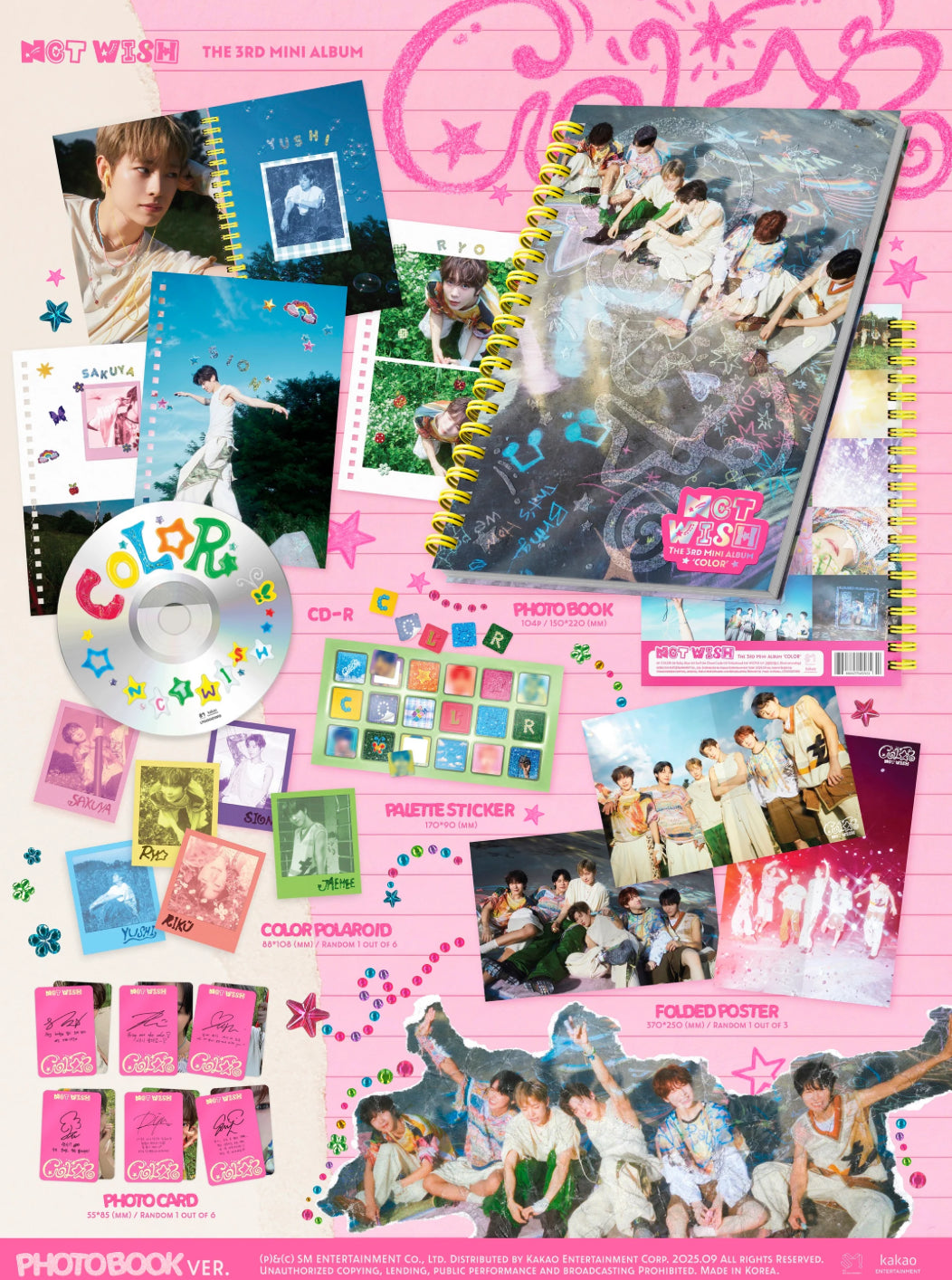 NCT Wish 3rd Mini Album "Colour"