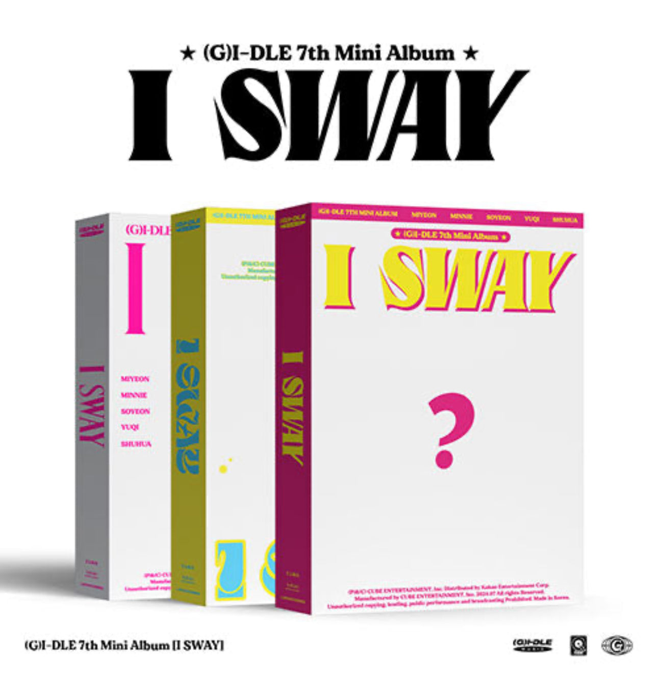 (G)I-DLE I Sway 7th Mini Album Photobook Random