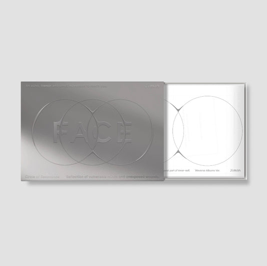 BTS Jimin's First Solo Album 'FACE' Weverse Ver