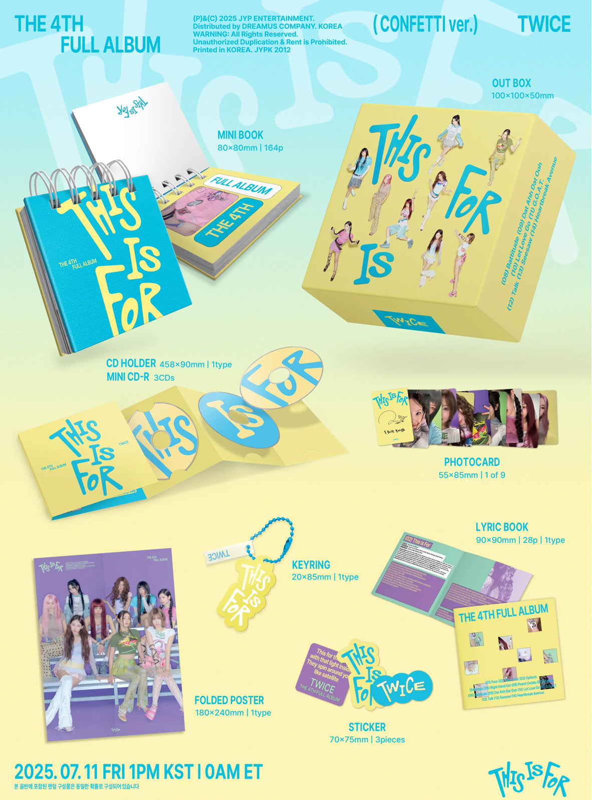 Twice 4th full Album Confetti "This is For"