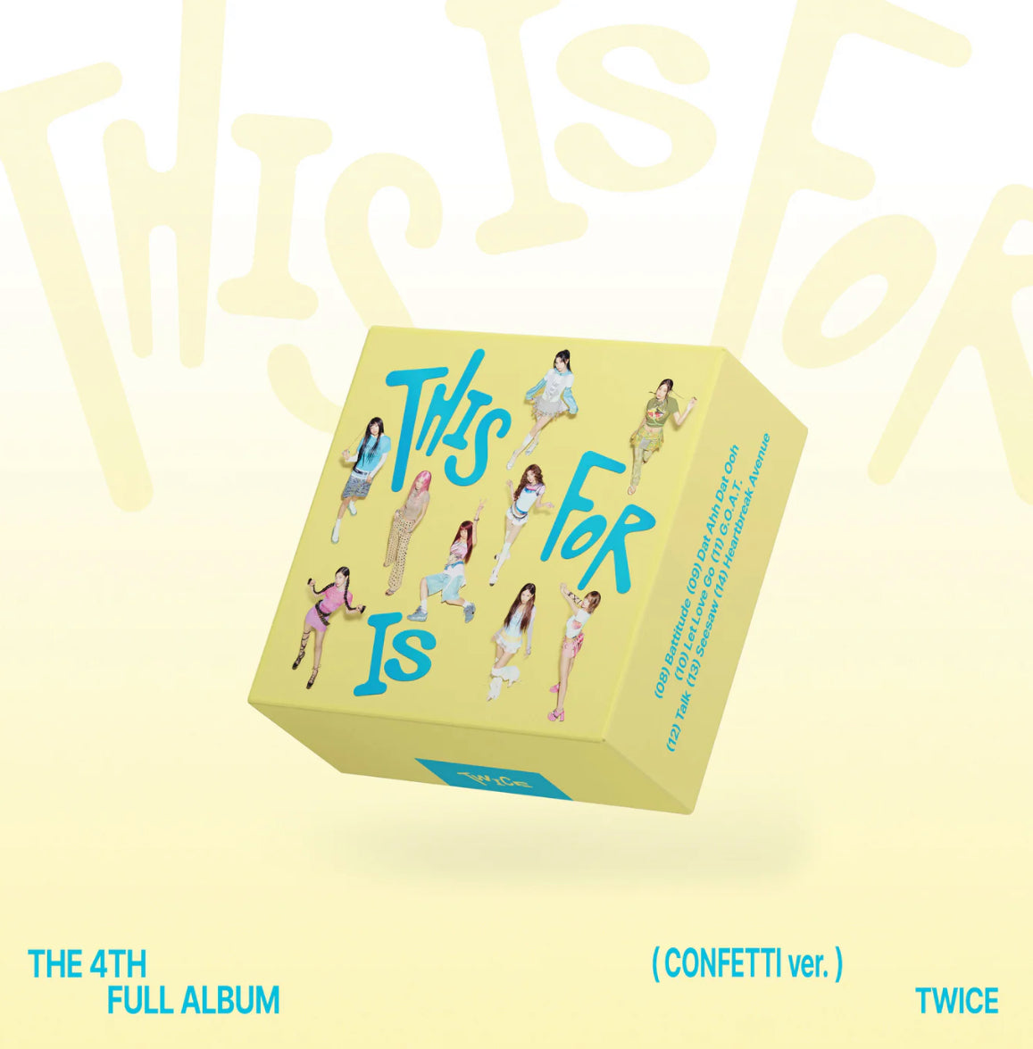 Twice 4th full Album Confetti "This is For"