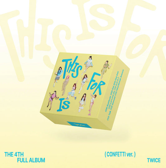 Twice 4th full Album Confetti "This is For"