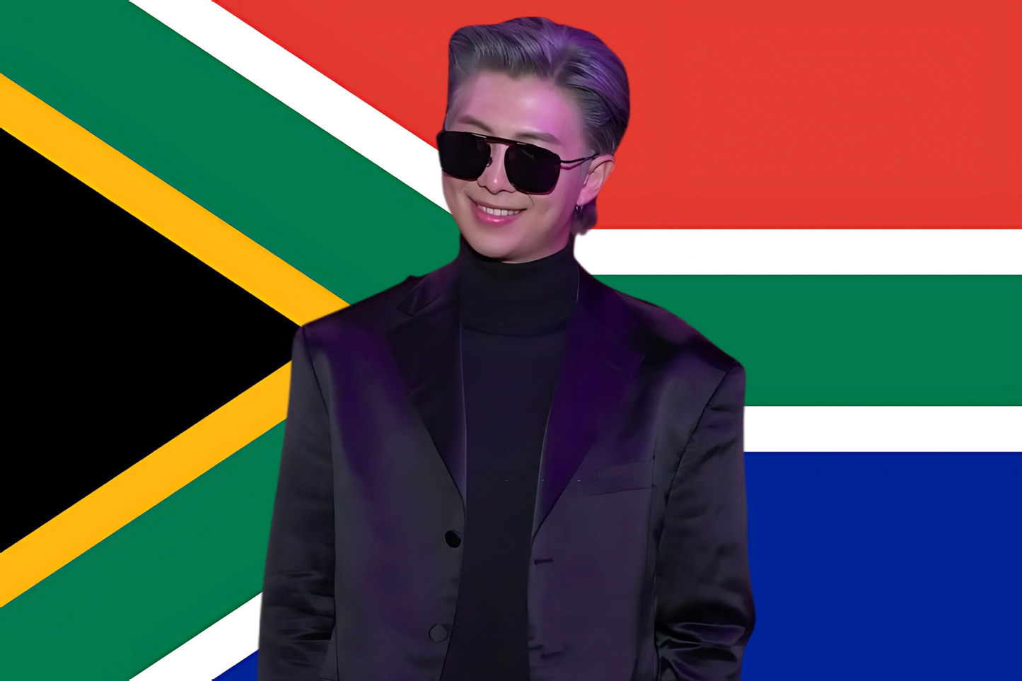 BTS Kpop South African Hand Flag